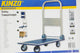 Kinzo platformwagen – inklapbare transportwagen – max. 150 kg – met anti-slip plateau en 4 wielen