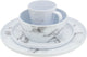 Eurotrail serviesset marble marmerlook 16 delig melamine