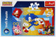 Trefl puzzel - sonic the hedgehog - 60 stukjes - kleurrijke legpuzzel.