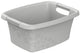 Rotho flowers wasmand 12l cool grey