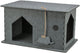 Trixie - kattenmand - huis lene - vilt - grijs - 54x30x35 cm