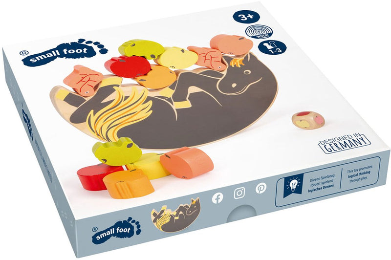 Load image into Gallery viewer, Small foot - houten balansspel paard,7dlg.
