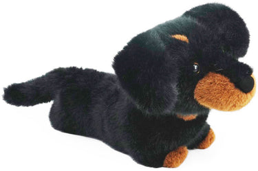 One love knuffel - teckel pumpkin - 40cm - zwart en wit - 0 jaar