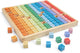 Woet ® houten spel rekentafels leren - tafel 1 t m 12 - rekenbord om vermenigvuldigen te oefenen - speelgoed rekenspel - rekenen leren - vanaf 3 jaar
