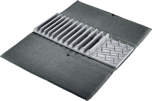 Westmark afdruipmat met schotelhouder – sterk absorberende afdruipmat met schotelhouder, sterk absorberend, machinewasbaar, ideaal voor het afdruipen van de vaat – 60 x 46 cm