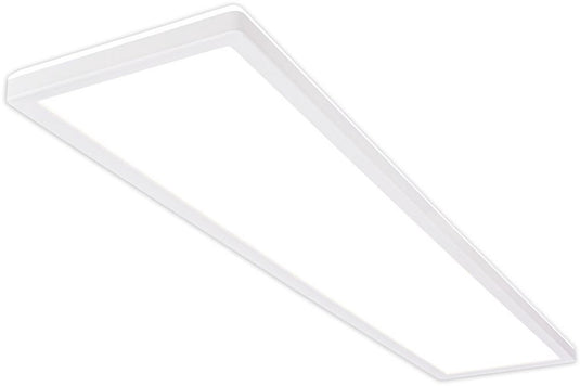 Briloner tava a - eek a led plafonniere - plafondlamp met achtergrondverlichting - met indirect licht - 4.000 k - 4.800 lm - 21w - 98cm - wit