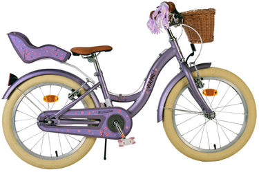 Volare blossom kinderfiets - meisjes - 18 inch - paars - twee handremmen