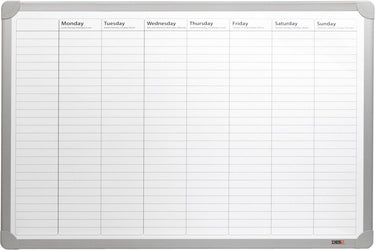 Desq weekplanner 4121 metaal wit