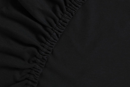 Ambiante jersey - topper hoeslaken - 200x200 210 - zwart