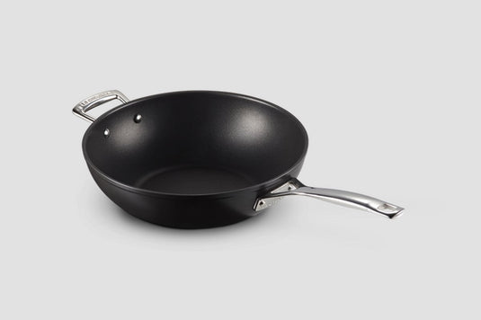 Le creuset wokpan met steel - les forgées tns - ø 30 cm 4.7 liter - standaard anti-aanbaklaag