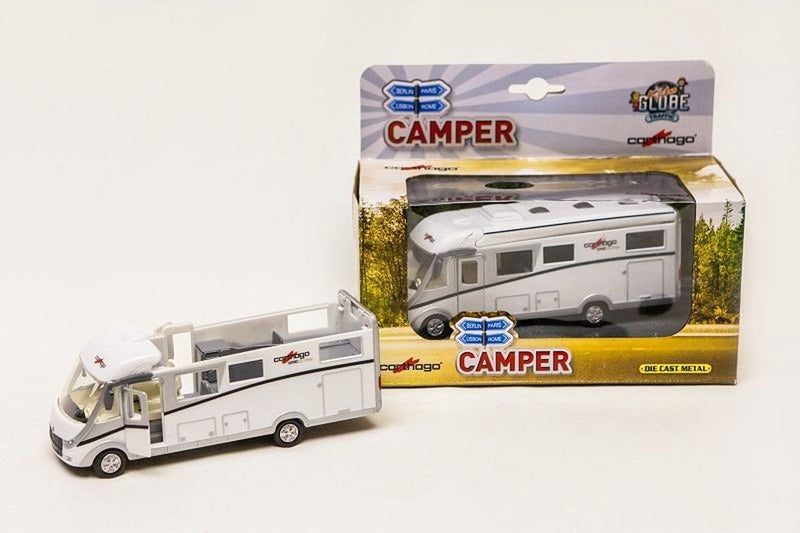 Load image into Gallery viewer, Kids globe die-cast carthago camper met licht, 16cm
