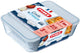 Pyrex - ovenschalen - rechthoekige set van 2 (22 x 17 en 24 x 19 cm)