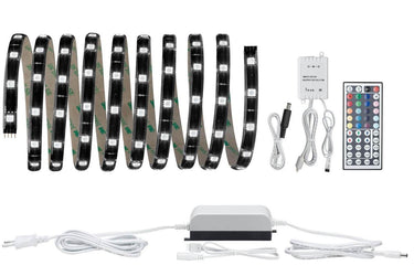 Paulmann function yourled basisset 3m rgb 28,8w zwart kunststof, 70322