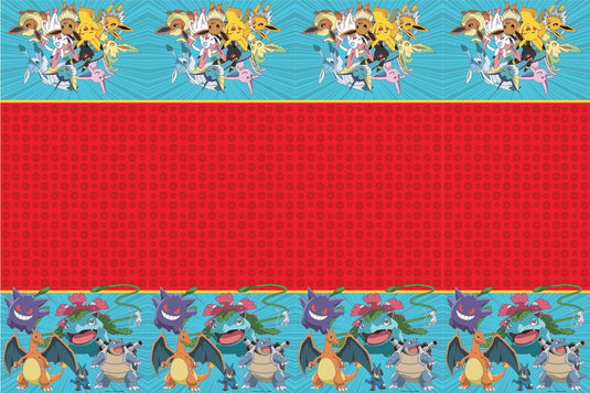 Globos papieren tafelkleed 120x180cm pokemon