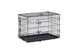 Beeztees hondenbench l - bench - 2 deuren - inklapbaar - zwart - 91x61x66 cm