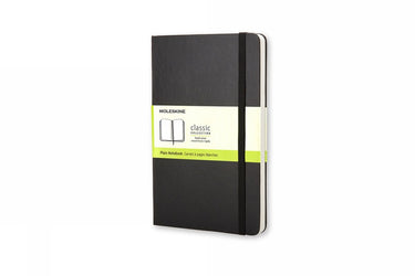 Moleskine classic notitieboek - large - hardcover - blanco - zwart
