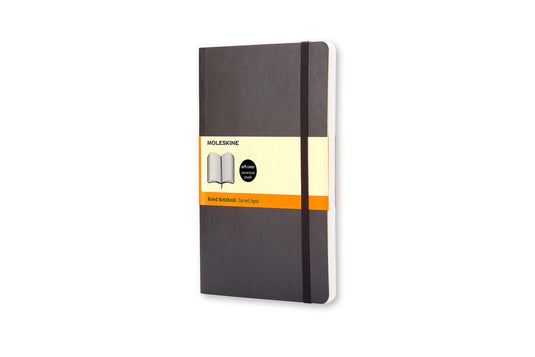 Moleskine classic notitieboek - large - softcover - gelinieerd - zwart