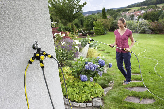 Kärcher wt 2 watertimer - 3-weg verdeler - met timer - incl. kraanaansluiting