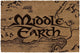 Sd toys the lord of the rings - middle earth 60 x 40 cm deurmat - bruin