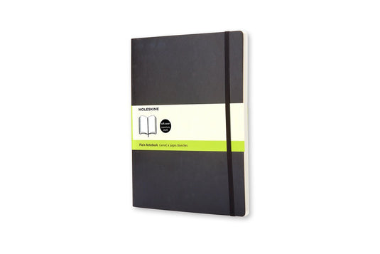 Moleskine classic notitieboek - extra large - softcover - blanco - zwart