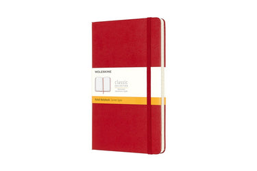 Moleskine classic notitieboek - large - hardcover - gelinieerd - rood