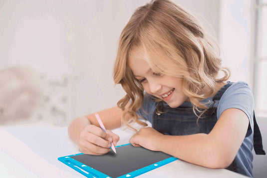 Lexibook speelgoed story 11’’ meerkleurige leer- en teken-e-ink-tablet met sjablonen