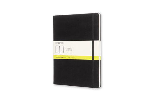 Moleskine classic notitieboek - extra large - hardcover - blanco - zwart