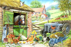 House of puzzles legpuzzel xxl down on the farm 250 stukjes dieren.