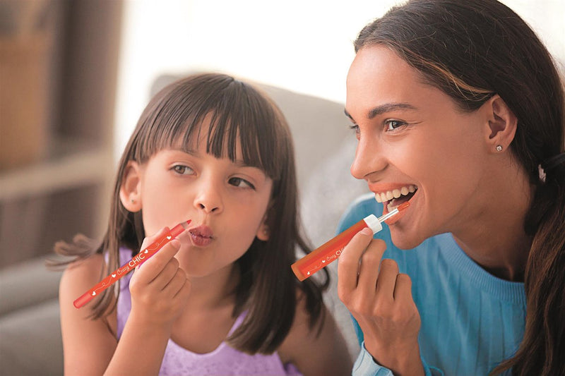 Load image into Gallery viewer, Clementoni crazy chic lipgloss en lipliner oranje

