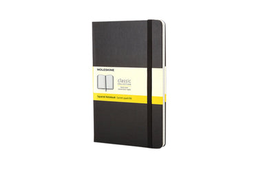 Moleskine classic notitieboek - pocket - hardcover - geruit - zwart