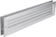 Starx deur rooster - 470 x 121 mm - geanodiseerd aluminium f1