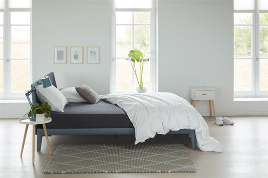 Beddinghouse - jersey - split-topper - hoeslaken - 180x220 cm - antraciet