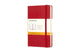 Moleskine classic notitieboek - pocket - hardcover - gelinieerd - rood