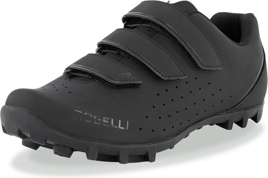 Rogelli ab-650 mtb schoenen heren en dames - fietsschoenen mountainbike - zwart - maat 47