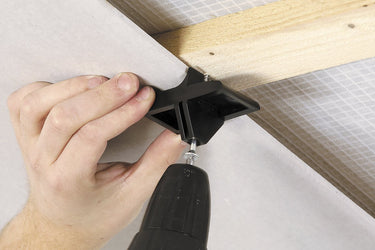 Wolfcraft - plafond gipsen - gipsplaat montagehulp set - gipsplaathouder - 8 delig - 4040000