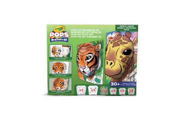Crayola - pops - hobbypakket - 3d-activiteiten super set voor kinderen - jungle thema - 6 onderwerpen
