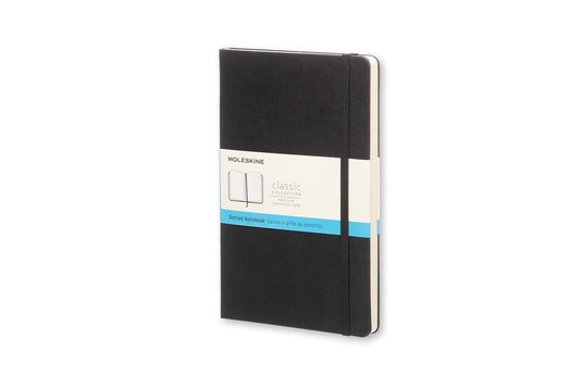 Moleskine classic notitieboek - large - hardcover - gestippeld - zwart