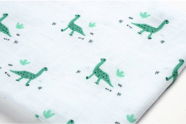 Béaba ele doeken – set van 3 tetra doeken – 100% biologisch katoenen doek – 70×70 cm – ademende ultrazachte mousseline – inclusief deluxe geschenkdoos – jurassic green