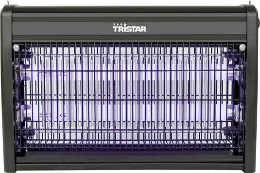 Tristar iv-3721 - insectenlamp 12w - uv led lampen - makkelijk op te hangen - uitneembaar opvangbakje