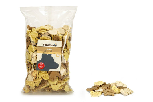 Beeztees biskies hondenkoekjes - hondensnack - voordeelverpakking - 1400 gram