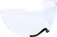 Bbb cycling aerotop faceshield vizier fietshelm - waterafstotend en anti fog - helmvizier geschikt voor aerotop helm - transparant - bhe-63