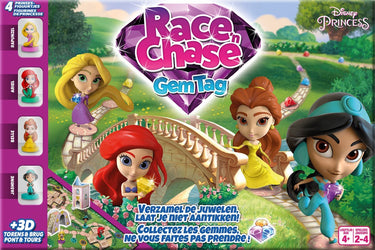 Disney - princess race 'n chase gem tag - familiespel - bordspel