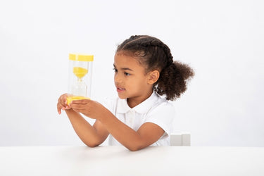 Tickit colourbright sand timer 3 min yellow