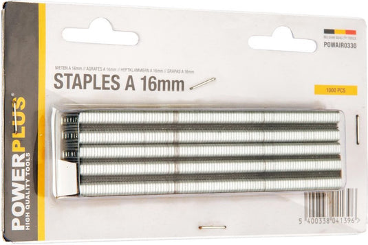 Powerplus powair0331 nieten - voor nietmachine tacker - type a - 20mm - 1000stuks