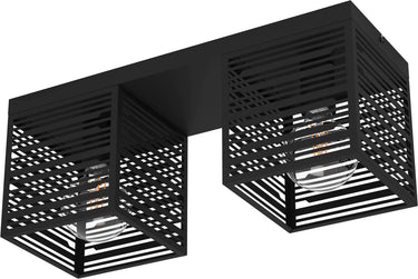 Eglo piedritas plafondlamp - e27 - 51,5 cm - zwart
