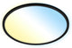 Briloner slim - slimme led plafonniére - dimbaar - 22w - met cct - nachtlichtfunctie - timerfunctie - geheugenfunctie - achtergrondverlichtingseffect - ø42cm