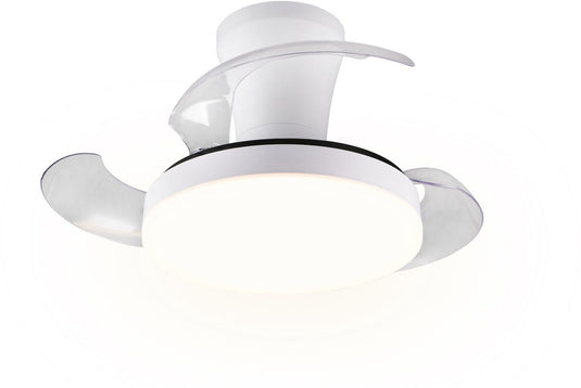 Rl live your light reality tampere - ventilator - wit - incl. 1x smd 24 w - afstandsbediening - geintegreerde dimmer - traploos instelbare lichtkleur - geheugenfunctie via de afstandsbediening - zomer- en wintermodus - 6 snelheidsniveaus
