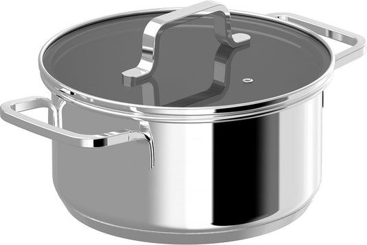 Berghoff dina kookpot met deksel helix - ø 18cm - metaal - pfas-vrij