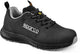 Sparco werkschoenen s3s - traction asan - zwart zilver — black — 41