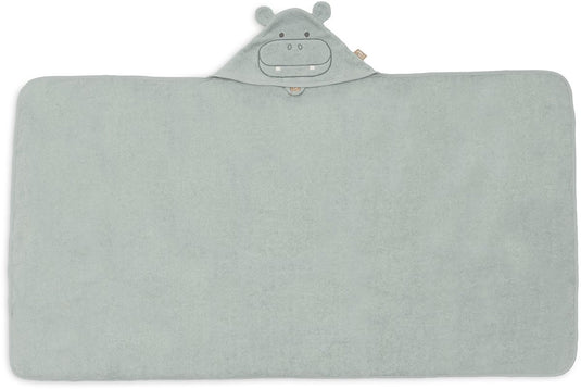 Jollein badcape badstof 70x130cm hippo happy